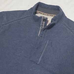 32 Bar Blues Quarter Button Pullover Mens XXL